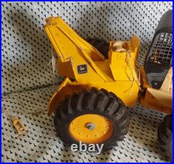 Vintage Ertl John Deere Log Skidder Skid Loader Tractor Logger Played With