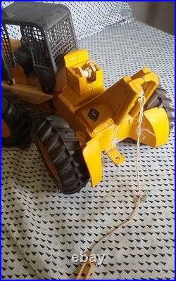 Vintage Ertl John Deere Log Skidder Skid Loader Tractor Logger Played With