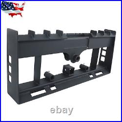 W Receiver Hitch & Spear Sleeves Skid Steer 4000lb Heavy-Duty Pallet Fork Frame