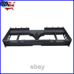 W Receiver Hitch & Spear Sleeves Skid Steer 4000lb Heavy-Duty Pallet Fork Frame