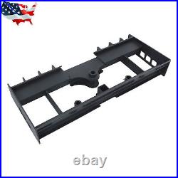 W Receiver Hitch & Spear Sleeves Skid Steer 4000lb Heavy-Duty Pallet Fork Frame