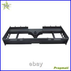 W Receiver Hitch & Spear Sleeves Skid Steer Heavy-Duty Pallet Fork Frame 4000lb