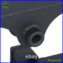 W Receiver Hitch & Spear Sleeves Skid Steer Heavy-Duty Pallet Fork Frame 4000lb