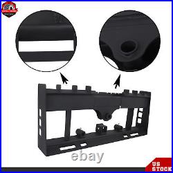 WithReceiver Hitch & Spear Sleeves 2500LBS Heavy-Duty Skid Steer Pallet Fork Frame