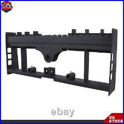 WithReceiver Hitch & Spear Sleeves 2500LBS Heavy-Duty Skid Steer Pallet Fork Frame