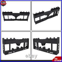 WithReceiver Hitch & Spear Sleeves 2500LBS Heavy-Duty Skid Steer Pallet Fork Frame