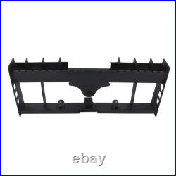 With Receiver Hitch & Spear Sleeve 2500LBS Heavy-Duty Skid Steer Pallet Fork Frame