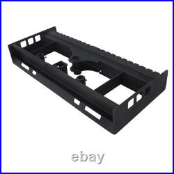 With Receiver Hitch & Spear Sleeve 2500LBS Heavy-Duty Skid Steer Pallet Fork Frame