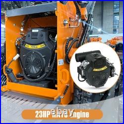 Wolfequip 23HP Compact Tractor Mini Skid Steer Loader Hydraulic Guided Drive