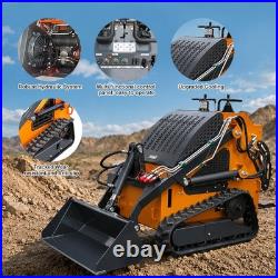 Wolfequip 23HP Compact Tractor Mini Skid Steer Loader Hydraulic Guided Drive
