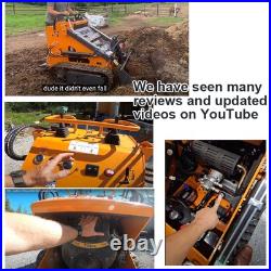 Wolfequip 23HP Compact Tractor Mini Skid Steer Loader Hydraulic Guided Drive