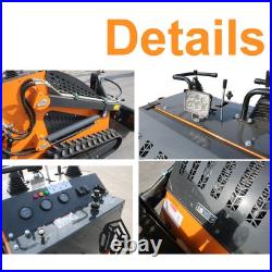Wolfequip 23HP Compact Tractor Mini Skid Steer Loader Hydraulic Guided Drive