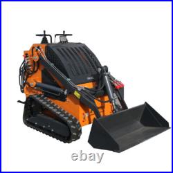 Wolfequip 23HP Compact Tractor Mini Skid Steer Loader Hydraulic Guided Drive