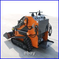 Wolfequip 23HP Compact Tractor Mini Skid Steer Loader Hydraulic Guided Drive