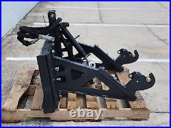 Wolverine 3-Point Hitch PTO Adapter Plate Hydraulic Skid Steer Attachment Bobcat