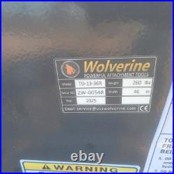 Wolverine Skid Steer Stump Bucket Attachment