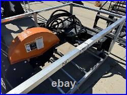 Wolverine stump grinder 15-30 GPM Bobcat Kubota Skid Steer Loader with Remote