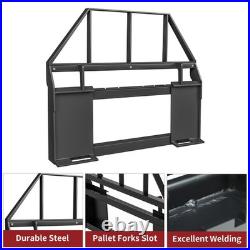 YITAMOTOR 4000lbs Pallet Fork Frame, 45 for Skid Steer Loaders Tractors