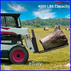 YITAMOTOR 4000lbs Pallet Fork Frame, 45 for Skid Steer Loaders Tractors
