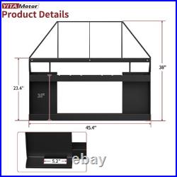 YITAMOTOR 4000lbs Pallet Fork Frame, 45 for Skid Steer Loaders Tractors