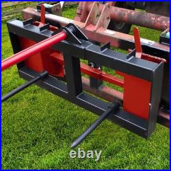 YITAMOTOR Skid Steer Quick Attach Adapter Universal Attachment Plate Red