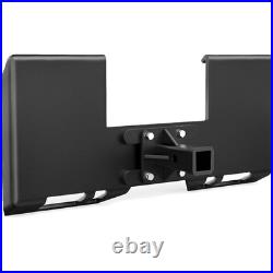 Yitamotor 3 8 Skid Steer Mount Plate 2 Removable Receiver Dark Black