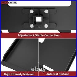 Yitamotor 3 8 Skid Steer Mount Plate 2 Removable Receiver Dark Black