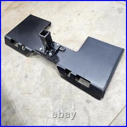 Yitamotor 3 8 Skid Steer Mount Plate 2 Removable Receiver Dark Black